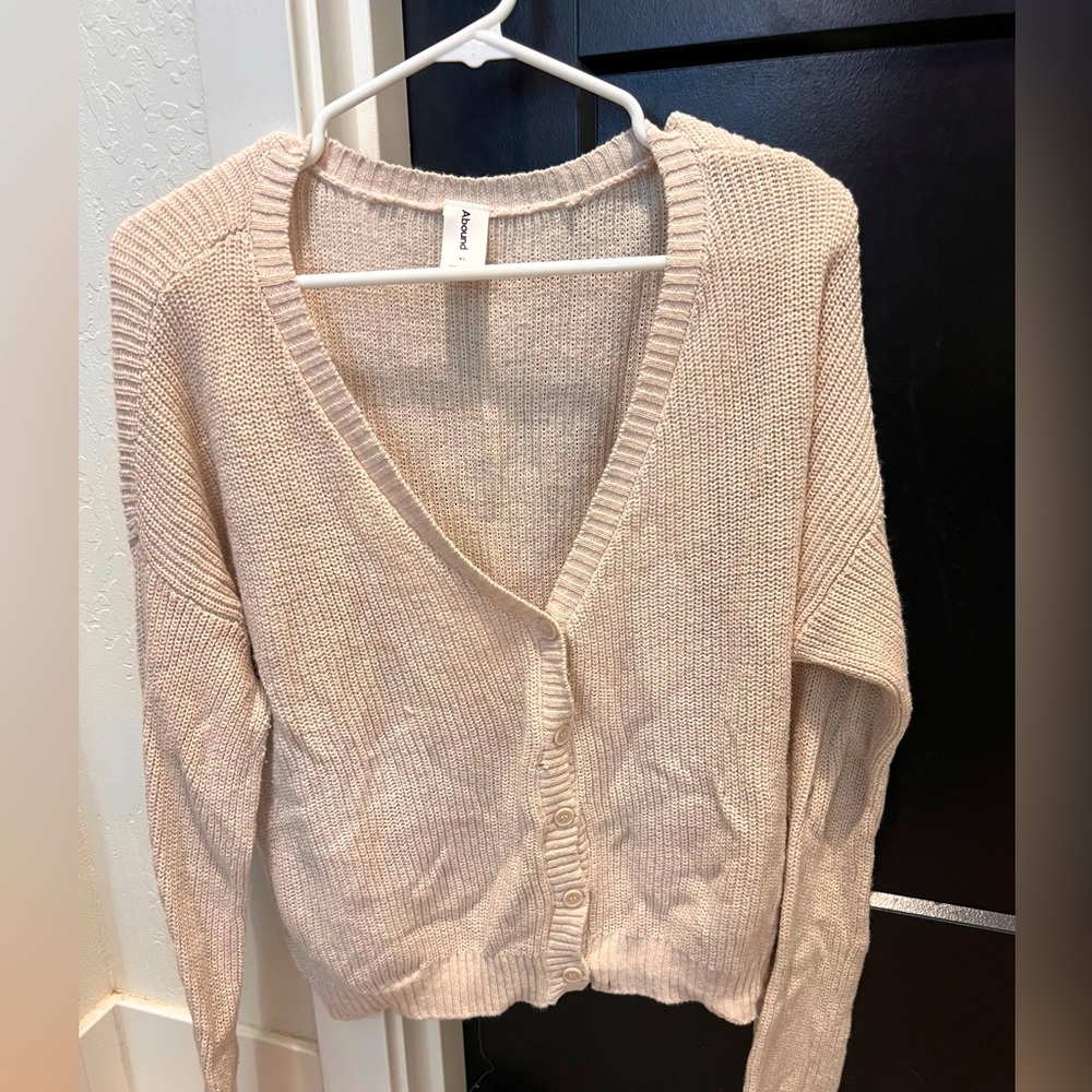 Women’s Abound cropped button cardigan